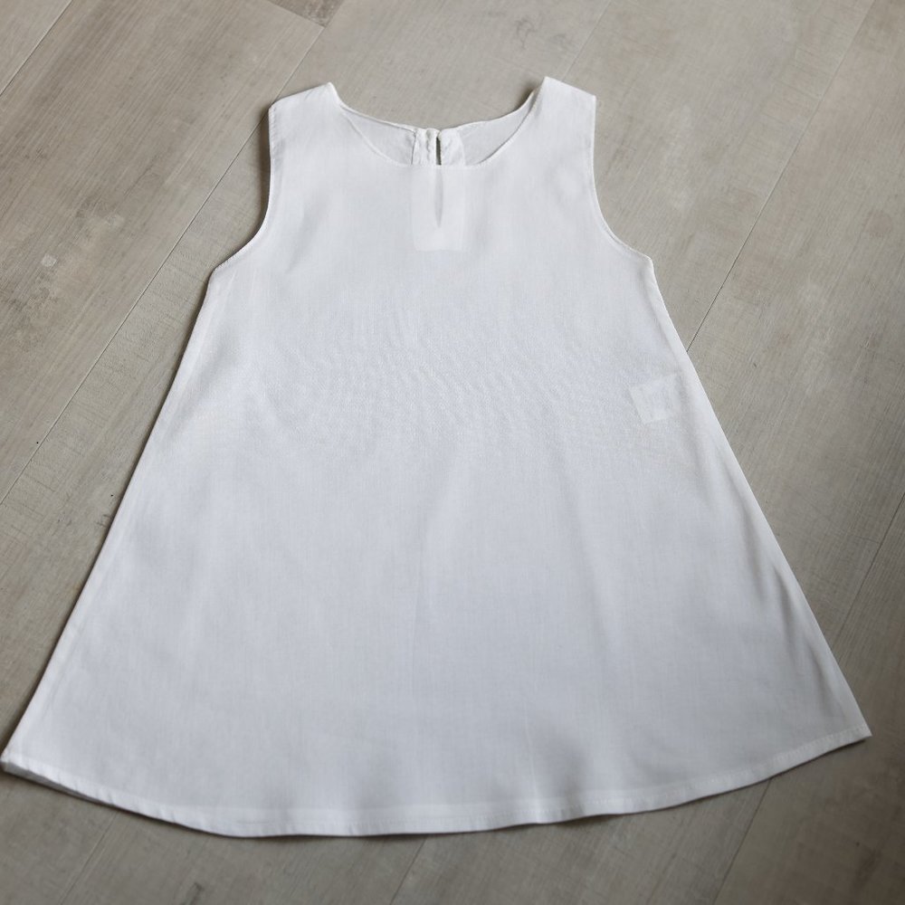 Strasburg Girl's/Toddler White Cotton Slip Size 18 Months
